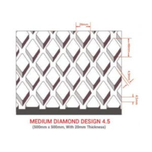 Medium Diamond Design 4.5